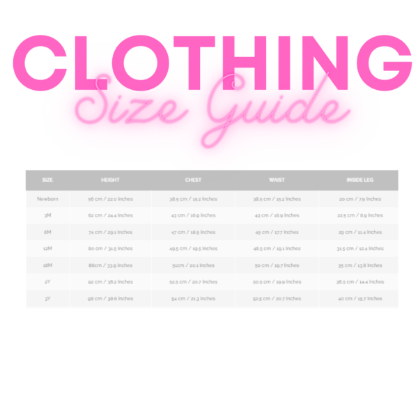little a by adee clothing size guide