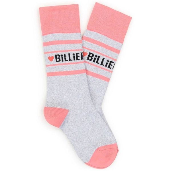 Billieblush Heart Socks Pink
