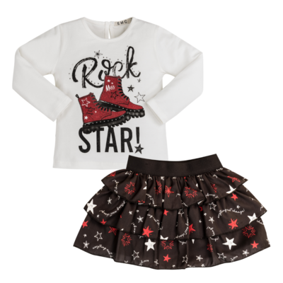 EMC Rock Star Top & Skirt Set