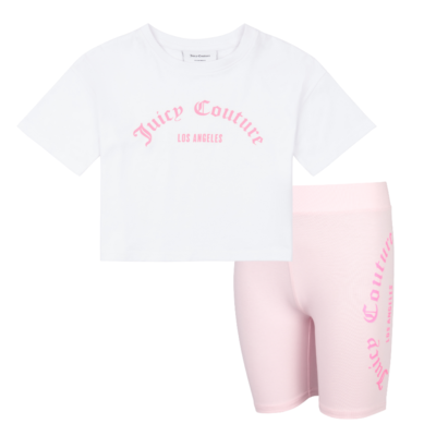 Juicy Couture Logo Cycling Short & T-Shirt