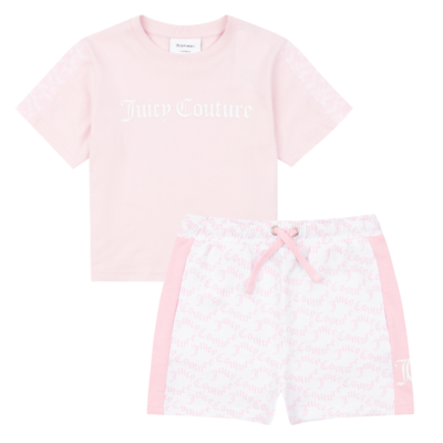 Juicy Couture All Over Logo Short & T-Shirt