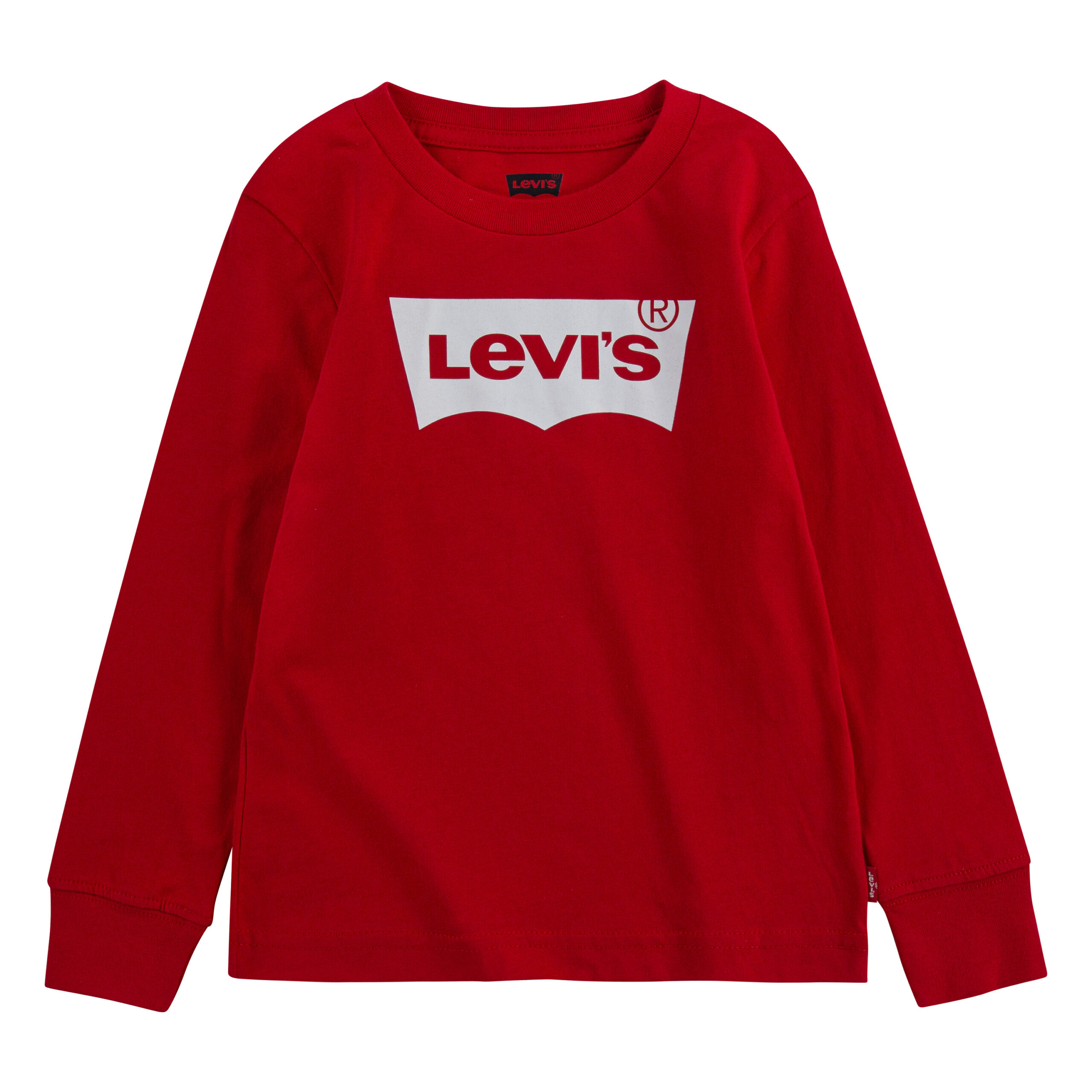 Levis Red Logo Long-Sleeved T-Shirt