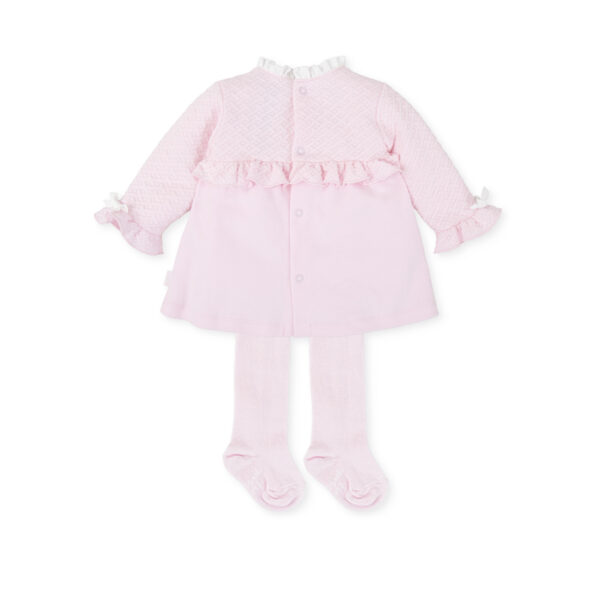 Tutto Piccolo Pink Dress With Tights