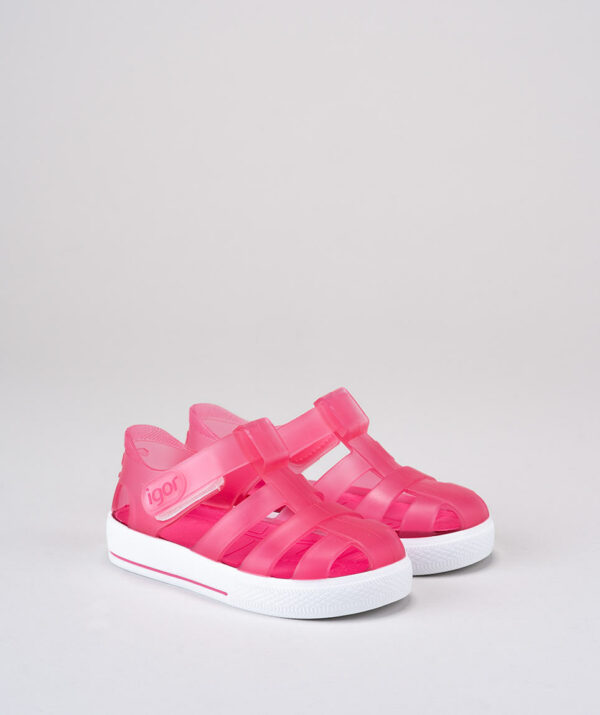 Igors Jelly Shoes Fuchsia Pink