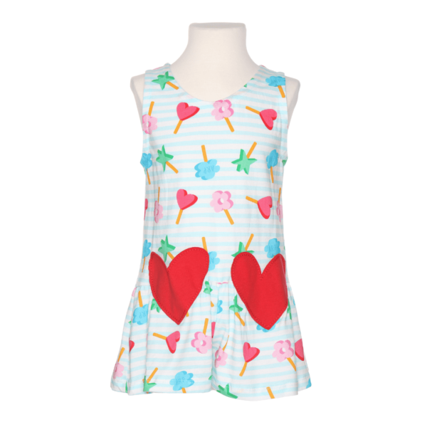 Agatha Heart Print Dress