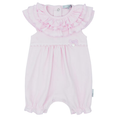 Blues Baby Baby Pink Ruffle Romper