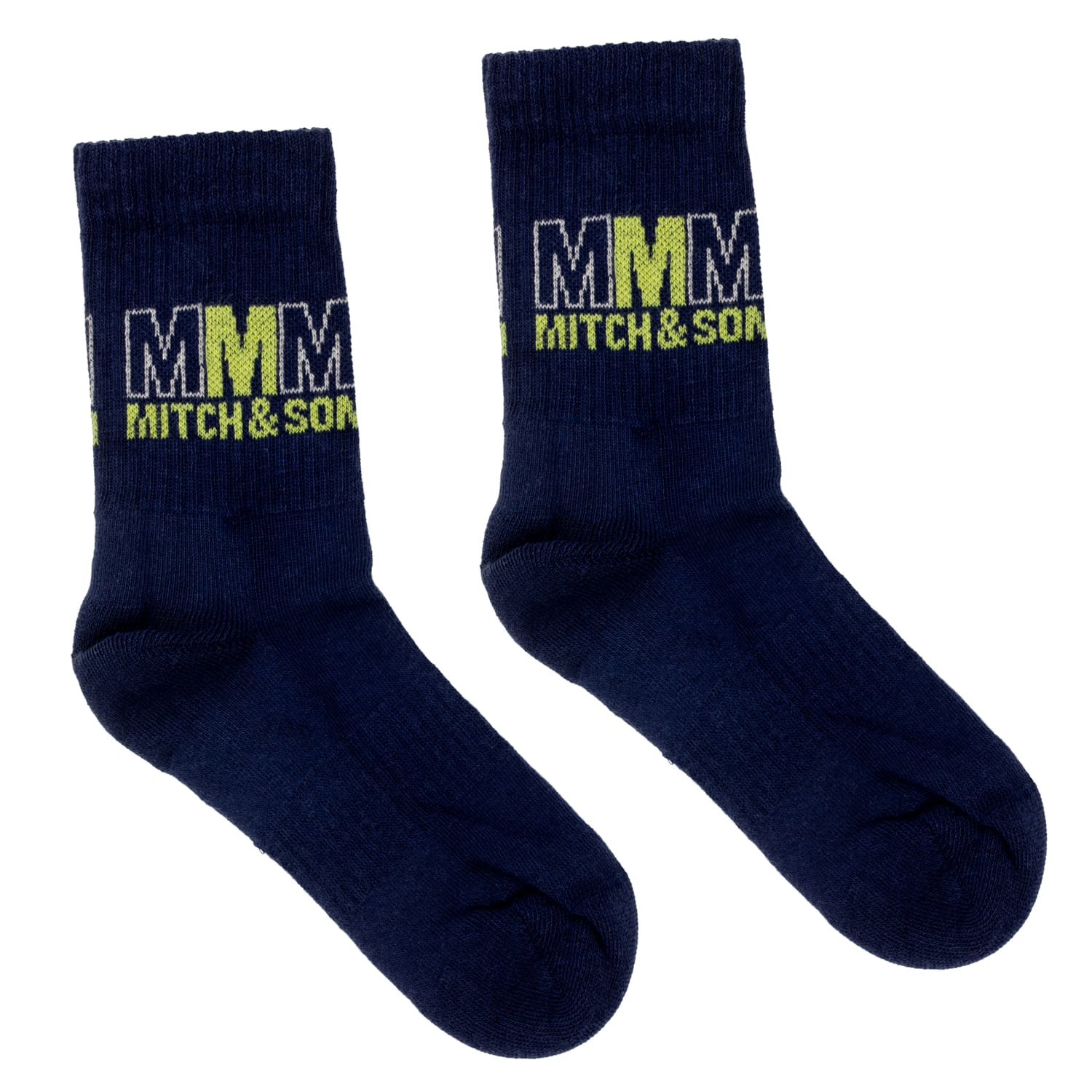 Mitch & Son JNR West Logo Sports Socks Navy