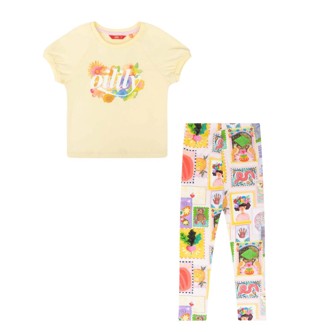 Oilily Peppy Leggings And T-Shirt