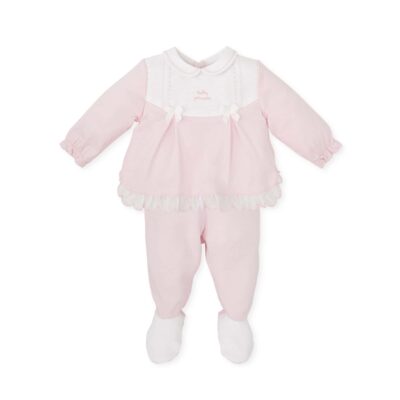 Tutto Piccolo Two Piece Set Gift Boxed in Pink
