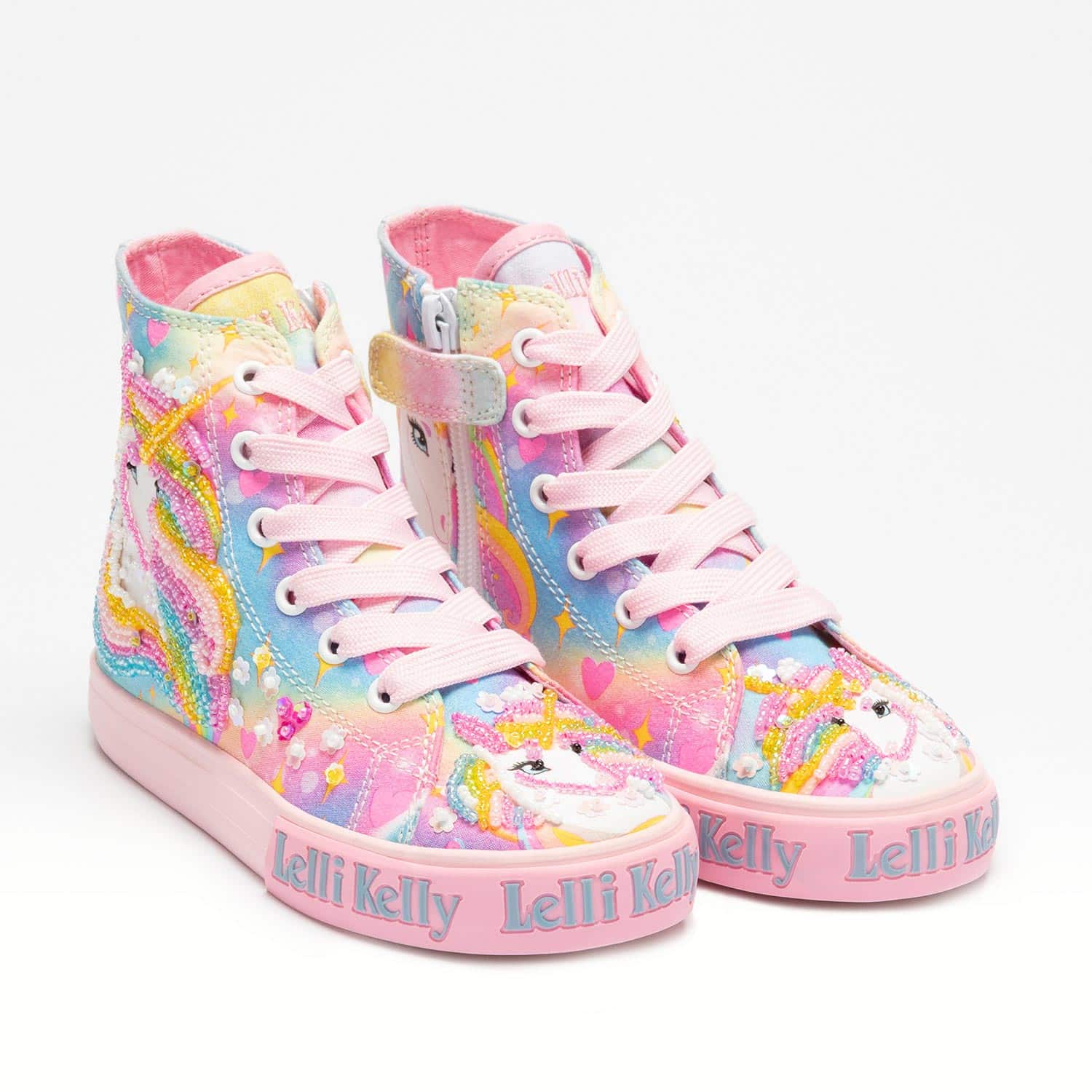 Lelli Kelly Pink Unicorn Baseball Boots