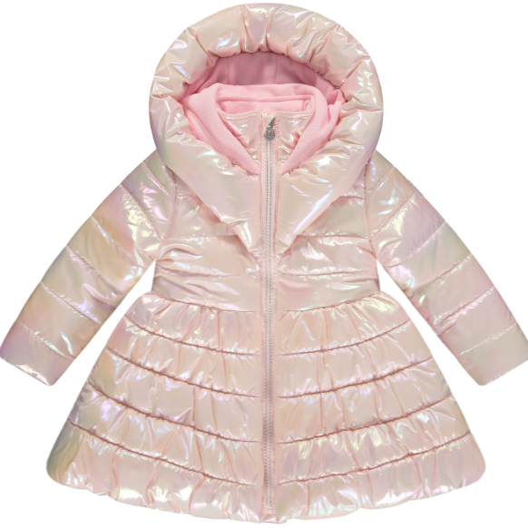 Adee Winter Rose Priscilla Metalic Jacket Baby Pink