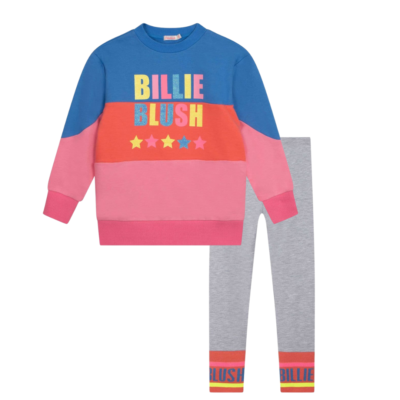 Billieblush Mulit Colour Logo Sweater & Leggings