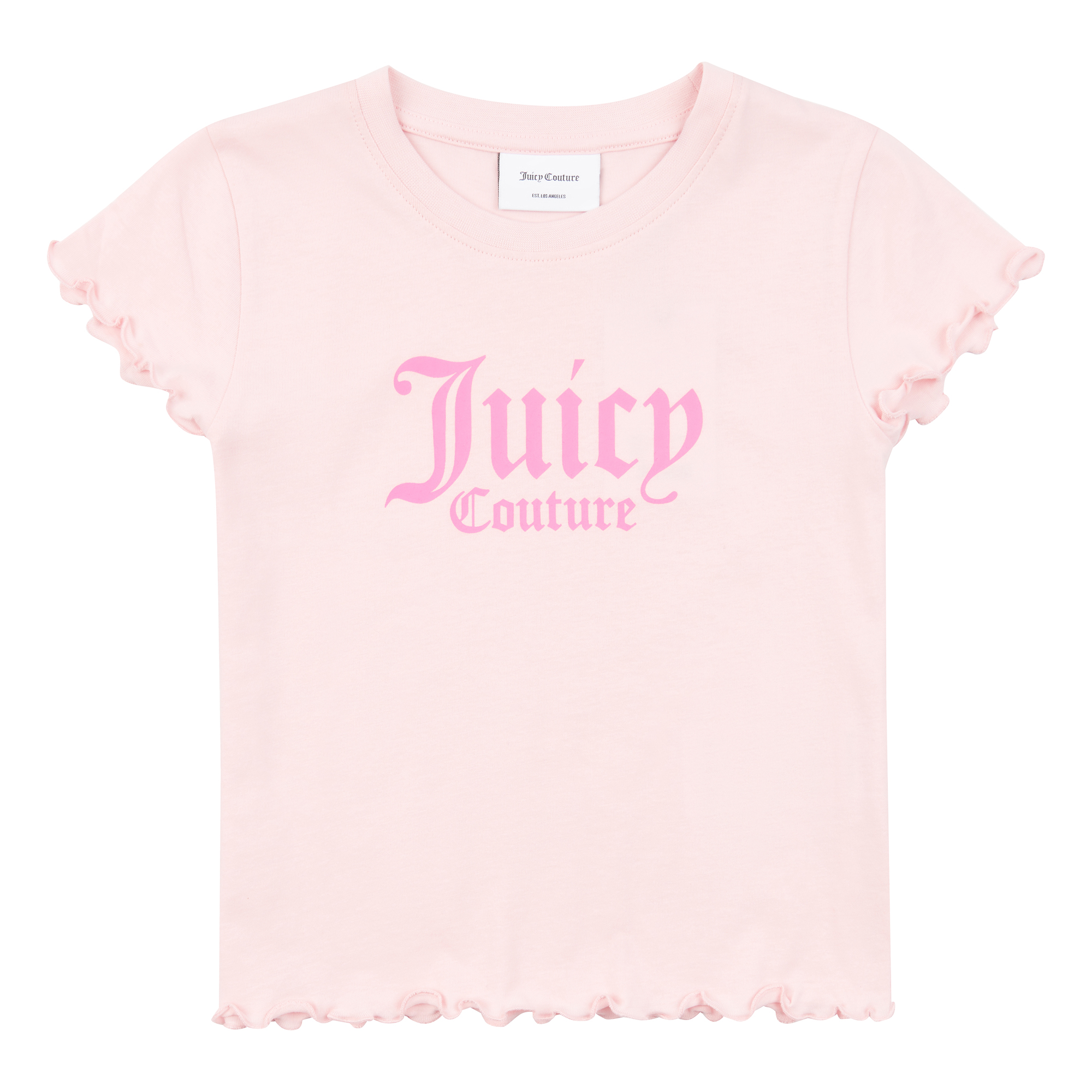 In Stock Juicy Couture Logo Tee Pink - Designer Playground